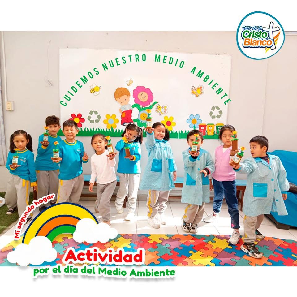 Actividad de medio ambiente y conciencia ecológica en Cuna Jardín Cristo Blanco